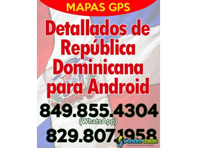 Mapas gps detallados de dominicana para android 1
