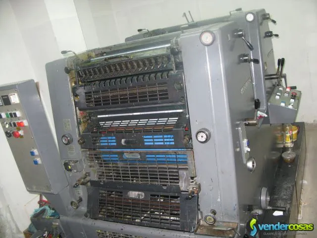 Maquina impresora heidelberg modelo gto 52-2  año 1997 2