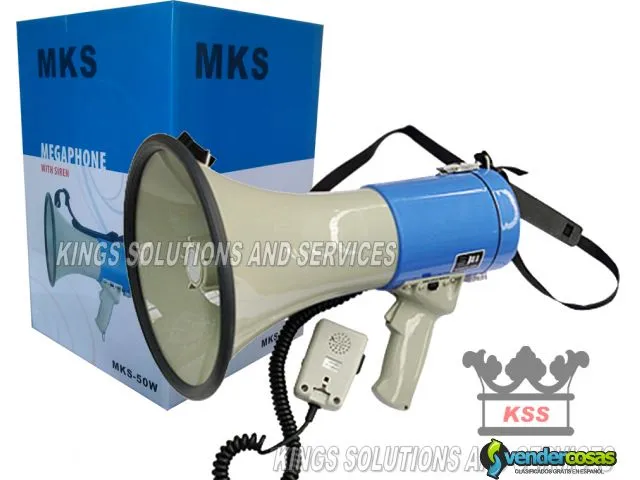 Megafono 50w. recargable peru – kings solutions  1
