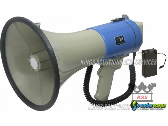 Megafono 50w. recargable peru – kings solutions  2