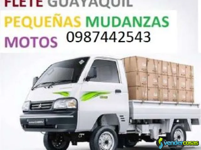 MUDANZA GUAYAQUIL FLETE  MOTO 0987442543 - Guayas, Guayas - Vender Cosas_id25491-1
