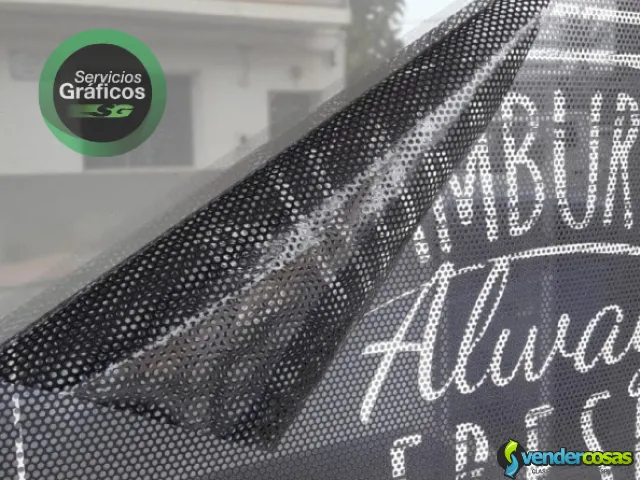 Ploteo Con Microperforado - San Miguel, Buenos Aires - Vender Cosas_id25287-1