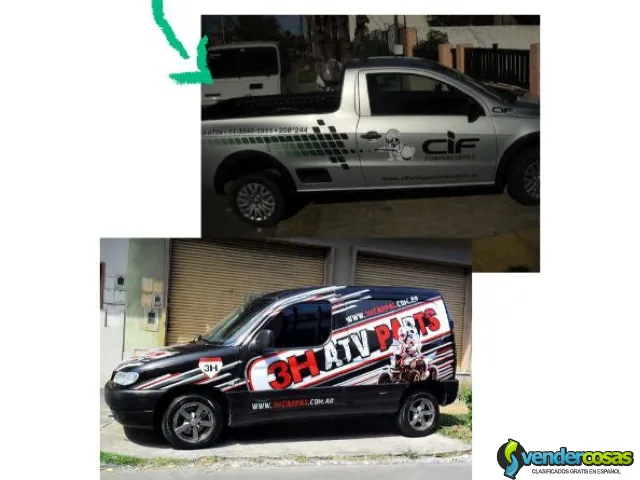Ploteo para tu vehiculo, auto, camioneta, moto - San Miguel, Buenos Aires - Vender Cosas_id25600-1
