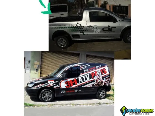 Ploteo Vehicular – Personalizá tu Auto, Moto o Camioneta  - San Miguel, Buenos Aires - Vender Cosas_id25520-2