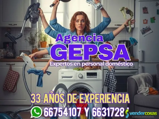¿Problemas con el personal doméstico? Agencia GEPSA, 33 años - Guatemala - Vender Cosas_id25827-1