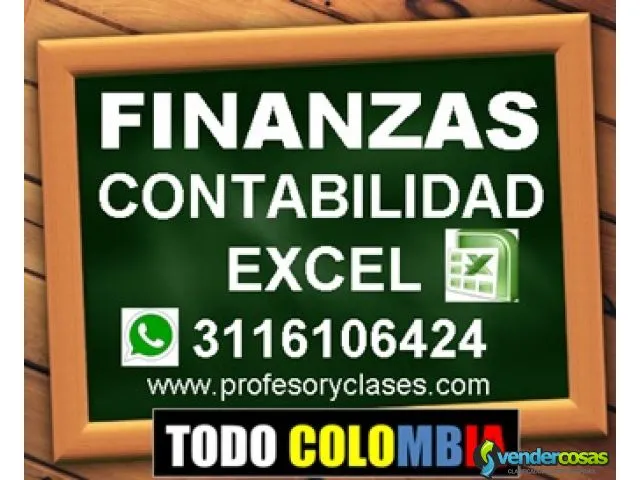 Profesor particular finanzas contabilidad excel 1