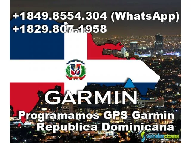 Programamos los garmin con gps mapa dominicano 1