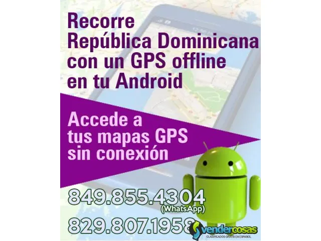 Recorre república dominicana con un gps offline en 1