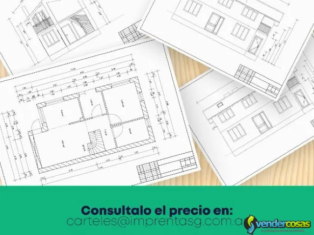 Servicio De Impresion De Planos  - San Miguel, Buenos Aires - Vender Cosas_id25395-2