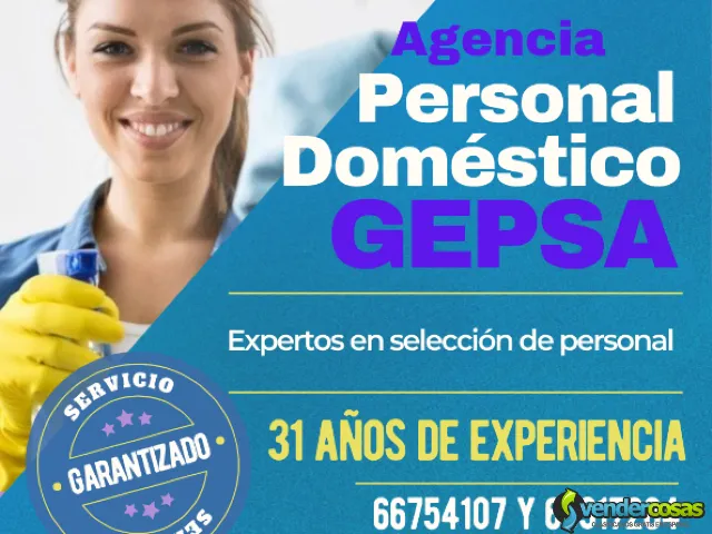 Servicio Empleadas Domésticas Garantizadas, Agencia GEPSA - Ciudad de Guatemala  - Vender Cosas_id25131-1