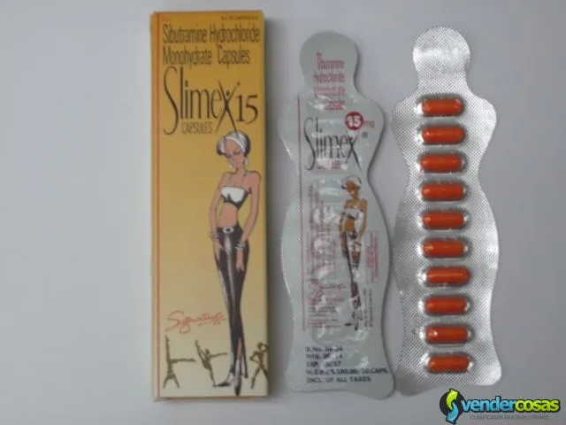 Slimex 15 mg (clorhidrato de sibutramina) 30 cápsu 1