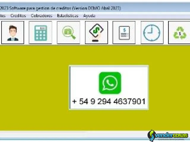 Software para administrar creditos Credit-Click - Bariloche, Buenos Aires - Vender Cosas_id24989-1