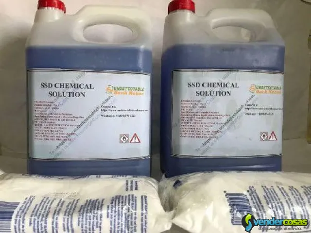 Solución química SSD y polvo activador para la limpieza  - bogota - Vender Cosas_id25690-1