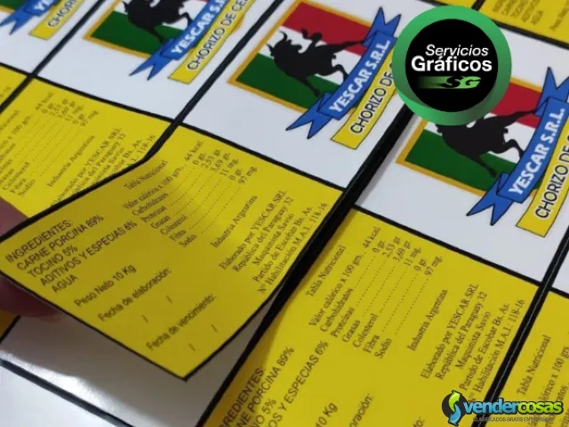 Stickers Autoadhesivos Personalizados  - San Miguel, Buenos Aires - Vender Cosas_id25223-1