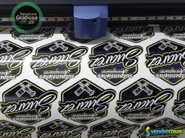 Stickers Con Tu Logo  - San Miguel, Buenos Aires - Vender Cosas_id25296-1