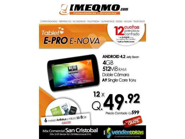 Tablet epro 12 cuotas 1
