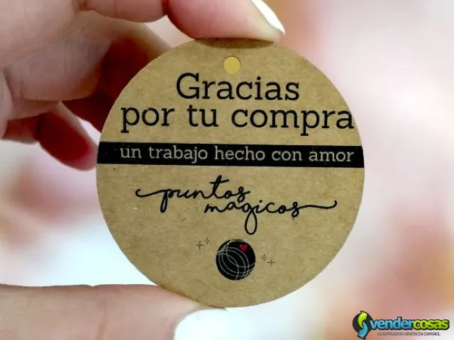 Tags en Papel Kraft Personalizados para tu Marca - san miguel  - Vender Cosas_id25608-2