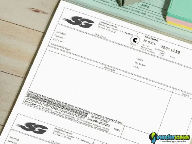 Talonarios de Facturas y Remitos Autorizados ARCA - San Miguel, Buenos Aires - Vender Cosas_id25824-3