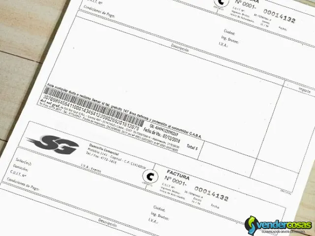 Talonarios Duplicados Triplicados - San Miguel, Buenos Aires - Vender Cosas_id25334-2