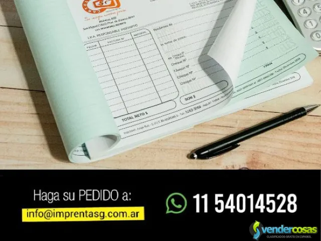 Talonarios Duplicados Triplicados - San Miguel, Buenos Aires - Vender Cosas_id25334-3
