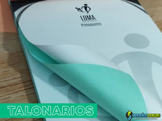 Talonarios Personalizados ARCA - San Miguel, Buenos Aires - Vender Cosas_id25935-1