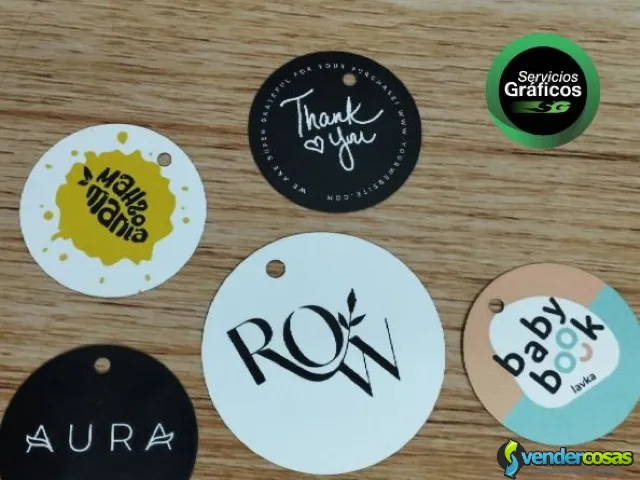 Tarjetas Colgantes Para Ropa Hang Tags - San Miguel, Buenos Aires - Vender Cosas_id25346-2