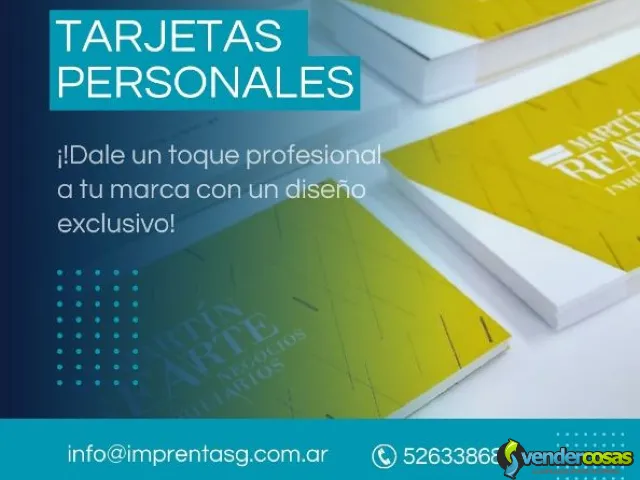 Tarjetas de Presentación Personales Profesionales  - San Miguel, Buenos Aires - Vender Cosas_id25631-1
