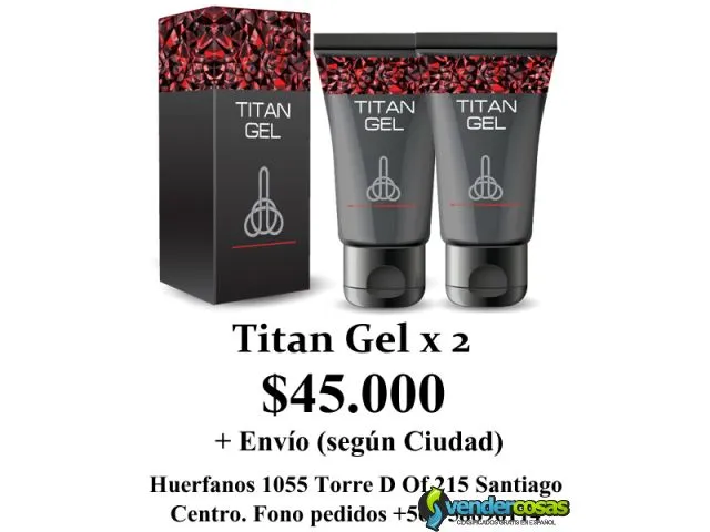 Titan gel original $24990 envio a todo chile  2