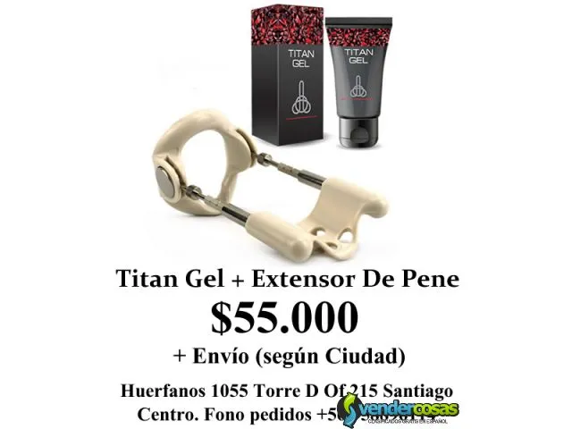 Titan gel original $24990 envio a todo chile  6