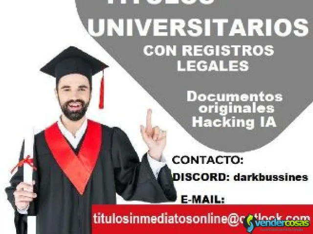 TITULOS UNIVERSITARIOS DE AMERICA Y EUROPA ONLINE - Barcena del Monasterio, Asturias - Vender Cosas_id25535-1