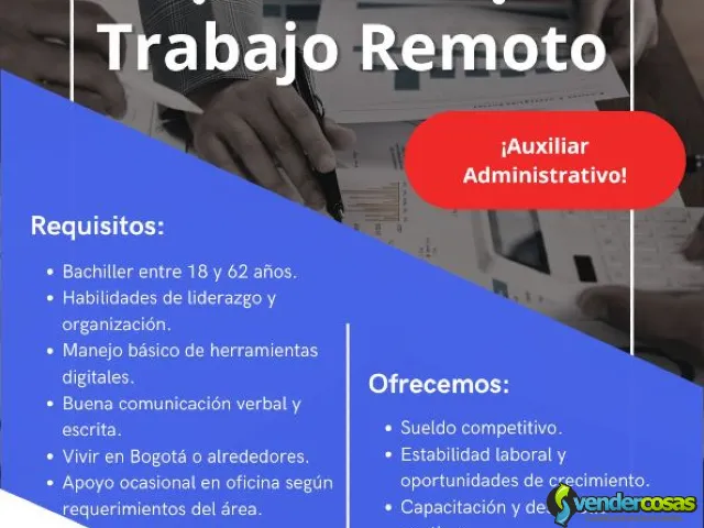 Trabajo @ Remoto - Bogotá - Vender Cosas_id25924-1