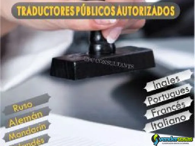 TRADUCTOR PUBLICO AUTORIZADO / CERTIFIED PUBLIC TRANSLATOR - ciudad de panama - Vender Cosas_id24870-1