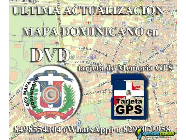 Ultima gps mapa dominicano para garmin.  1