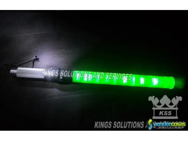 Vara luminosa verde - kings solutions and services –kss 2