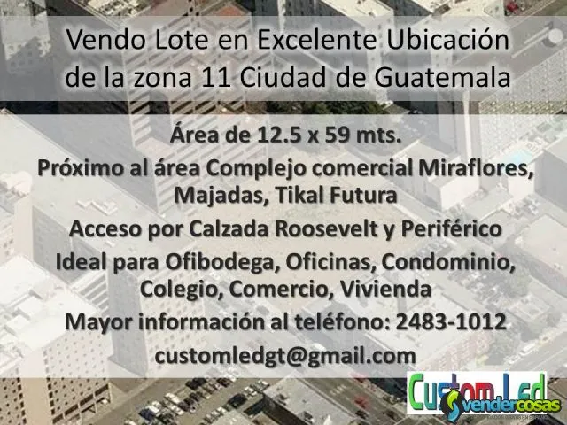 Vendo terreno excelente ubicacion zona 11 ciudad de guatemala 1