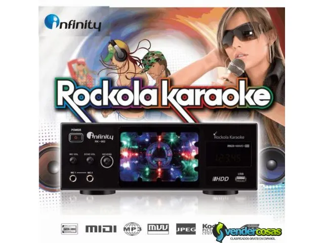 Venta karaoke profesional marca infinity rk002 1