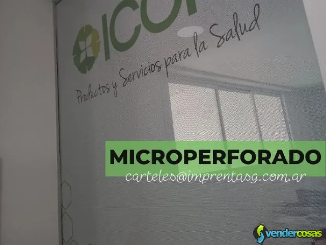 Vinilo Microperforado Personalizados - San Miguel - Vender Cosas_id25336-1