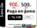 Claro internet 900 megas paga en junio 