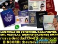 LICENCIA DE CONDUCIR DNI PASAPORTES DEL MUNDO