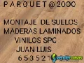 montador de suelos de maderas laminados vinilos spc
