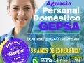 ¿Sin Empleada en su Hogar? Agencia GEPSA, 33 años