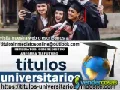 TITULOS UNIVERSITARIOS DE SUDAMERICA Y EUROPA ONLINE