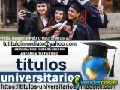TITULOS UNIVERSITARIOS DE TODA ESPAÑA