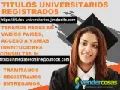 TITULOS UNIVERSITARIOS EUROPA Y AMERICA LEGITIMOS